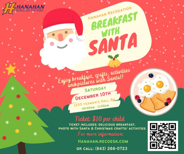 Breakfast with Santa at HackensackUMC Fitness & Wellness